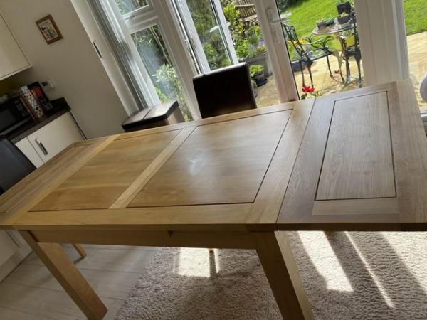 Image 3 of Extending Oak Dining Table