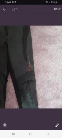 Image 3 of Lady motorbike trousers with thick lining for warmth