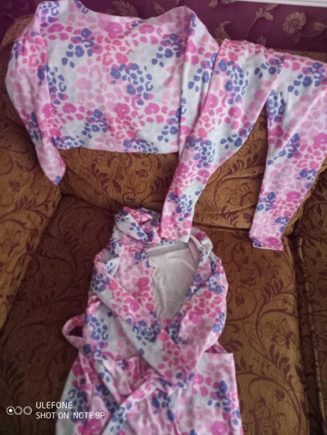 Preview of the first image of Girls 3 piece pyjama set, age 7 years, brand new with tag.