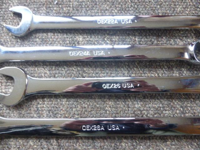 SnapOn Flankdrive Combination Wrenches Imperial sizes Unused — photo 2 of 3