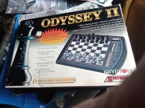 Image 2 of Oddesey Electric Chess Set,Brand New Unused