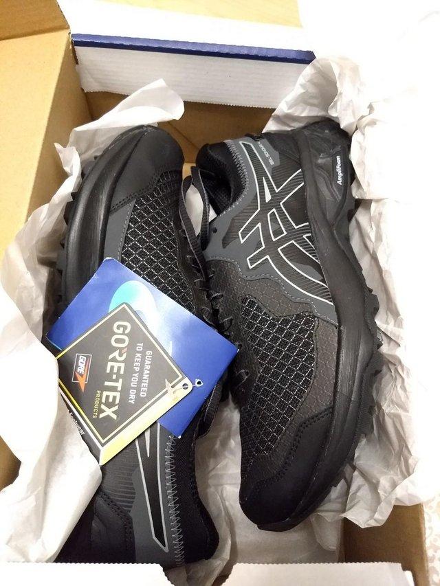 Preview of the first image of New Asics Gel-Sonoma 4 GORE-TEX Running Trainers UK 5.5 Blac.