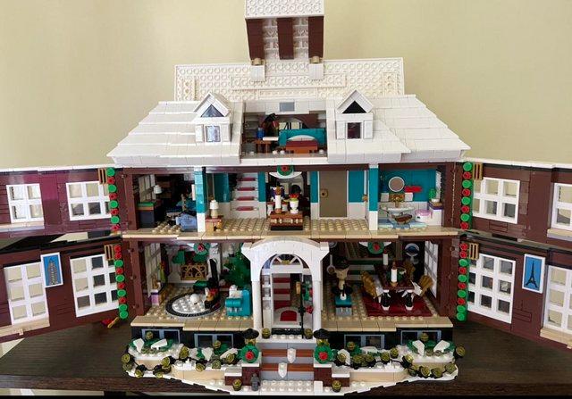 Preview of the first image of Lego home alone house. Built and taken apart.