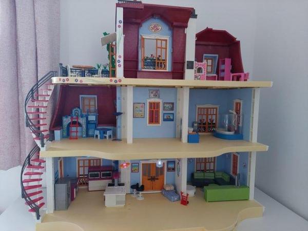 Image 2 of Playmobil dolls house with extra furniture sets