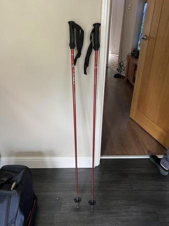 Image 1 of Apache Crossfire 167cm Skis with poles and bag
