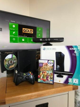 Image 1 of Microsoft Xbox 360 Slim 'S’ Complete System & Kinect Bundle