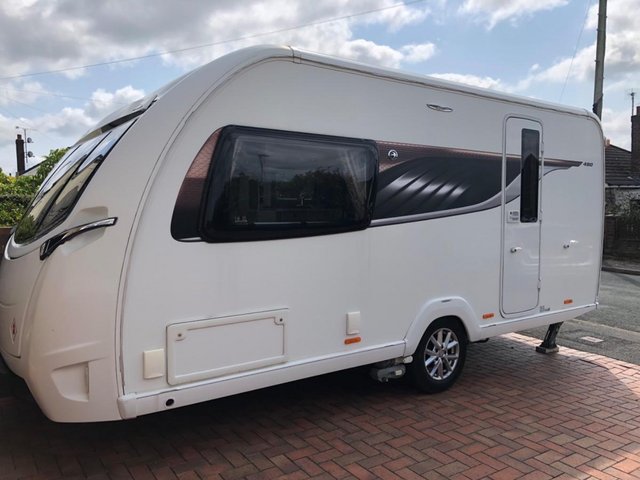 Preview of the first image of Swift Elegance 480 Touring Caravan(2018)2 berth, single axel.