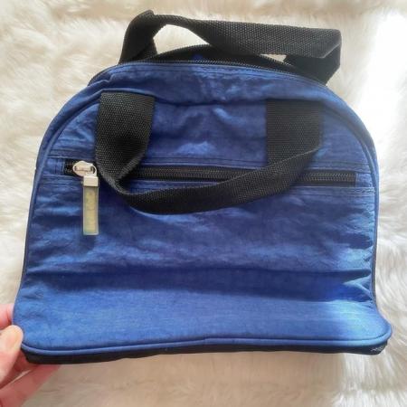 Image 1 of Club Med Blue & Black Summer Casual All Purpose Handle Bag H