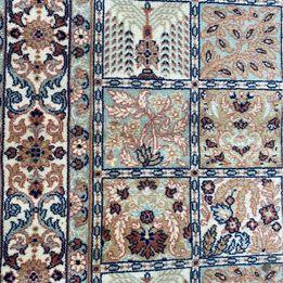 Image 3 of Gorgeous Louis de porters large vintage fringed floor rug