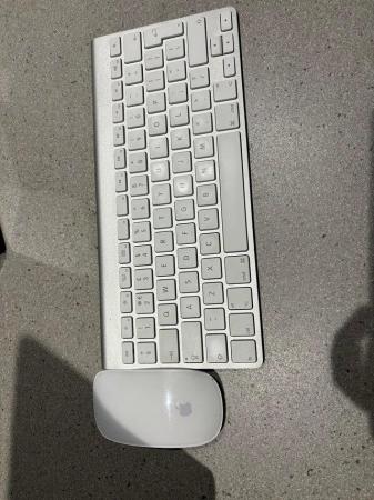 Image 1 of iMac Apple 27” computer Late 2013 with wireless keyboard