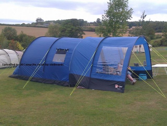 Preview of the first image of Black Rock 5 tent, Canopy, two beds and a windbreak..