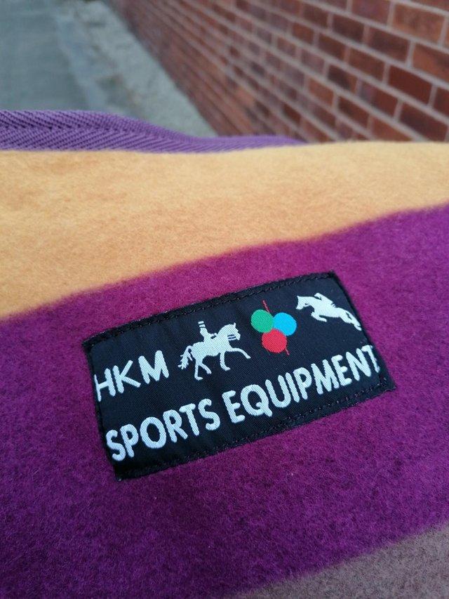 Preview of the first image of Exercise fleece by HKM, striped6 ', not used..