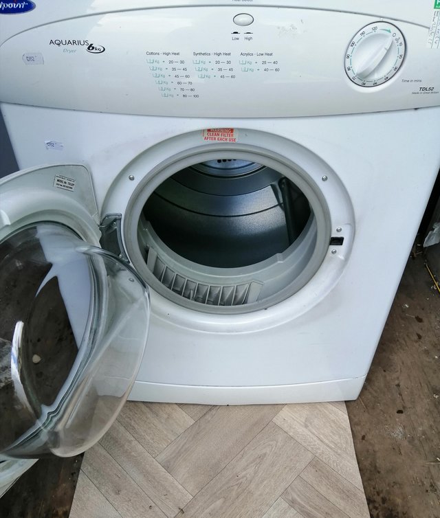 Preview of the first image of Tumble dryer hotpoint aquarius.