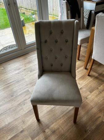 Image 1 of 3 chairs. Good condition in need of light clean