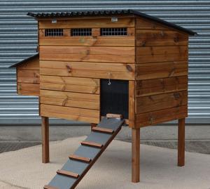 Preview of the first image of Chicken coops - easy clean, traditional wooden.