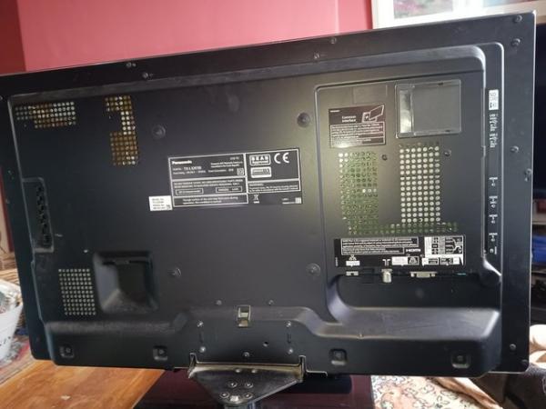 Image 1 of Panasonic LCD TV with power lead and remote control
