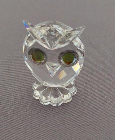 Image 1 of Swarovski crystal owl with box