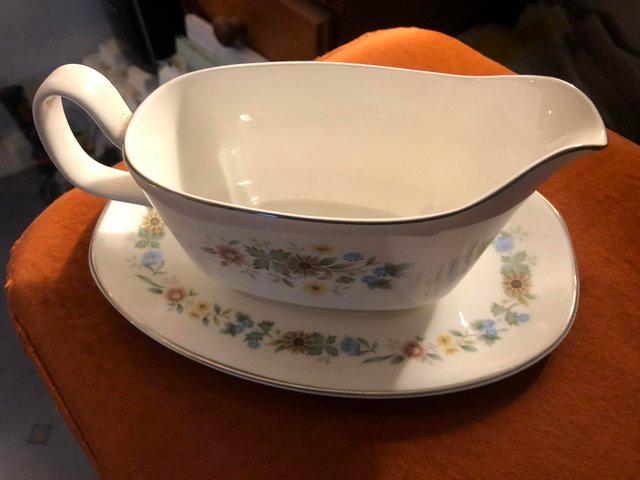 Preview of the first image of ROYAL  DOULTON    PASTORALE     BONE  CHINA SAUCE BOAT  AND.