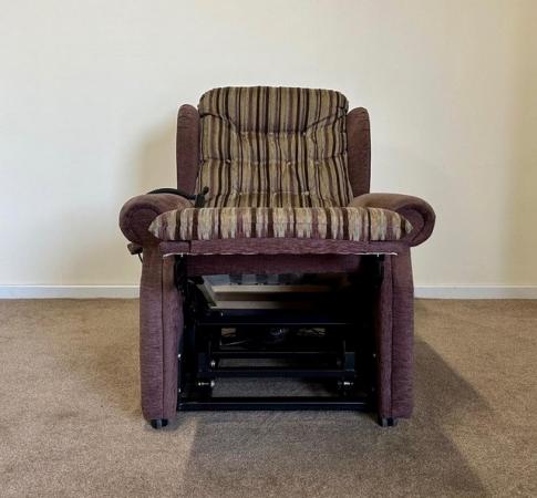 Image 5 of LUXURY ELECTRIC RISER RECLINER PURPLE CHAIR ~ CAN DELIVER