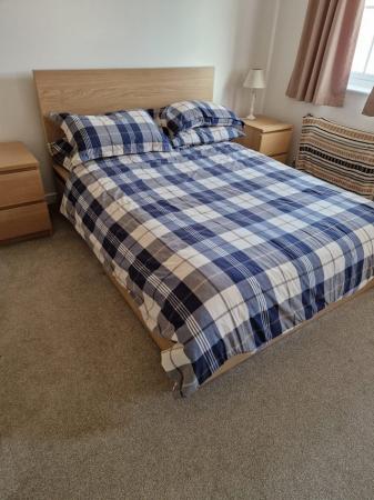 Image 2 of ikea malm double bed and mattress