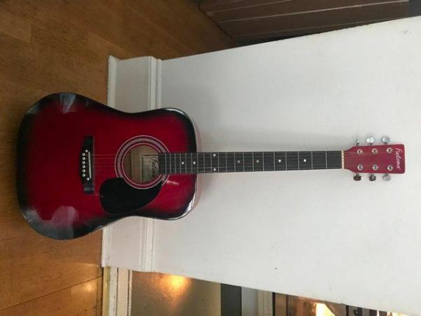Image 3 of full size falcon acoustic guitar