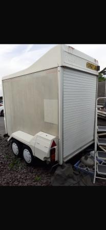 Image 3 of Fibreglass trailer with roller shutter door