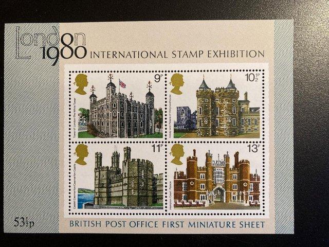 Preview of the first image of Stampex 1980 Miniature Sheet Mint Condition.