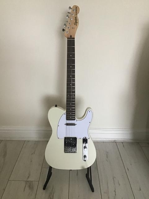 Preview of the first image of Squire Affinity telecaster electric guitar.
