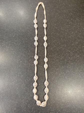 Image 1 of Topshop Nude Bead & Net Necklace
