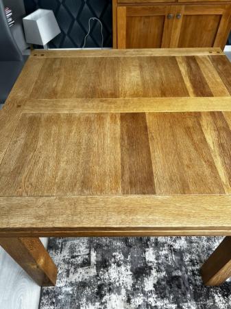 Image 3 of Oak flip top dining table