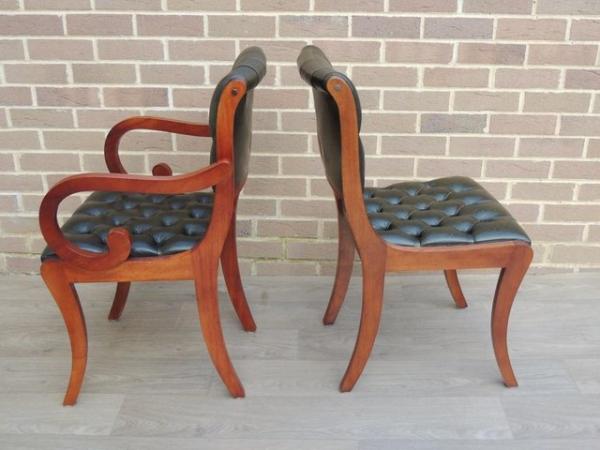 Image 18 of 6 Beresford and Hicks Chesterfield Chairs (UK Delivery)