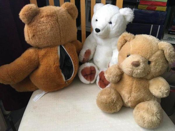 Image 2 of Three teddy bears needing rehoming