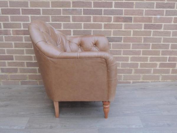 Image 8 of M&S Compact Chesterfield Tub Armchair (UK Delivery)
