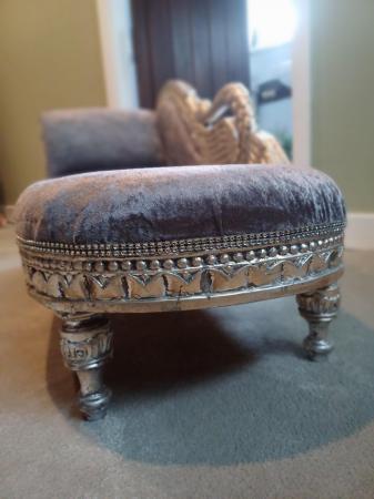 Image 1 of Childs Chaise Longue Blue grey
