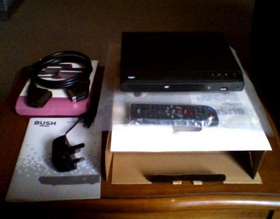 Image 1 of BUSH DVD PLAYER + WILKO SCART CABLE