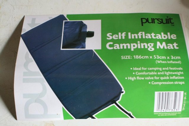 Image 3 of New self inflating single camping mattress with bag