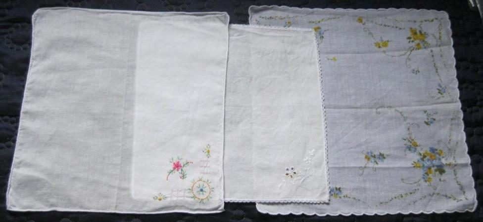Image 2 of NEW pack of 3 Ladies Handkerchiefs and more.