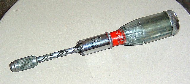 Preview of the first image of Vintage Stanley Yankee 233 H Spiral Ratchet Screwdriver.