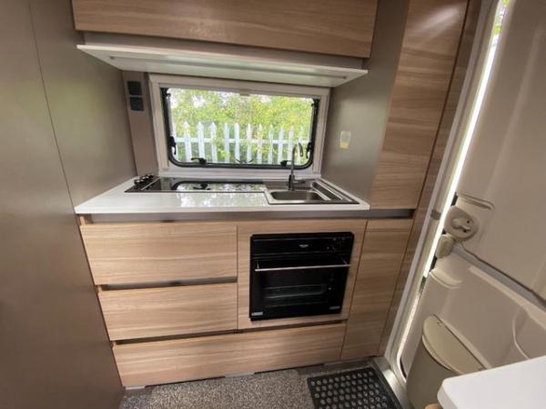 Image 14 of Adria Altea 362 LH Forth 2015 3 berth caravan *end kitchen*
