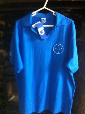 Image 1 of unique Brazilian Cruzeiro Esporte Clube polo shirt
