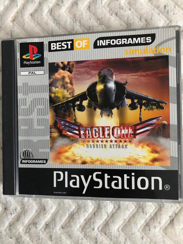 Preview of the first image of PlayStation Game Eagle One Harrier Attack.
