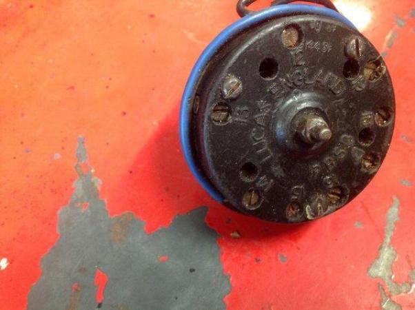 Image 1 of Lucas ignition lighting switch without knob