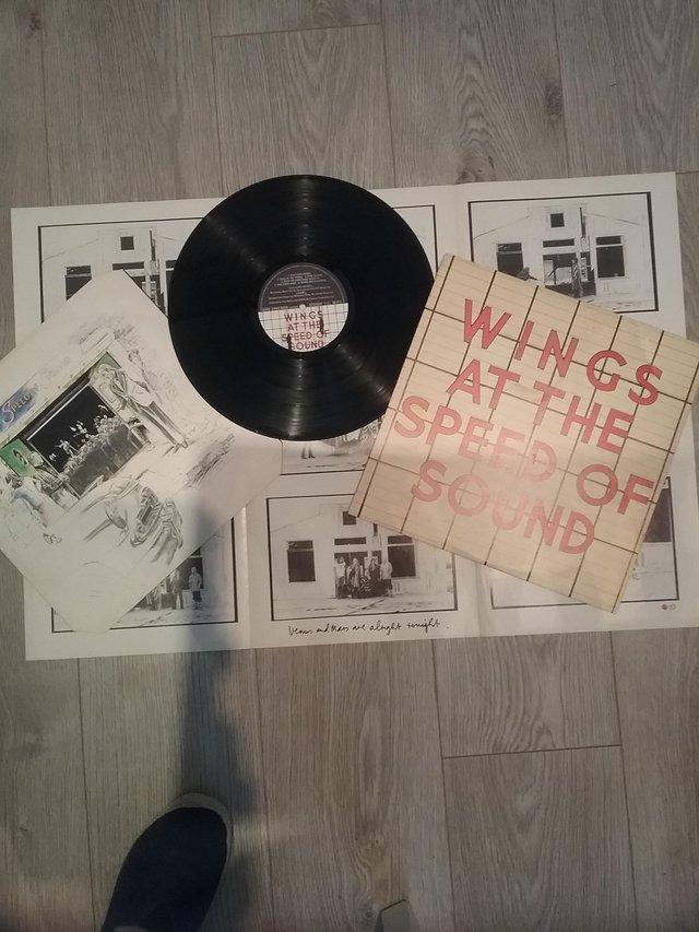 Preview of the first image of Wings at the speed of sound 12 inch album.