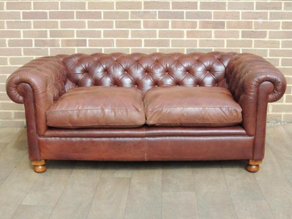 Image 1 of Laura Ashley Chesterfield Sofa (UK Delivery)