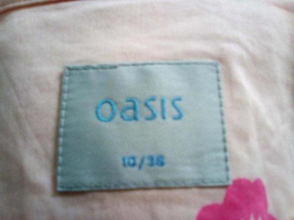 Image 1 of Oasis pink summer halter neck with cotton coat Size 10 or 36