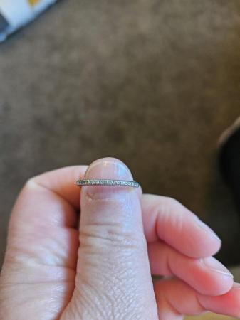 Image 1 of Platinum and diamond eternity ring