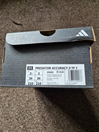 Image 3 of Adidas Predator astro trainers size 34