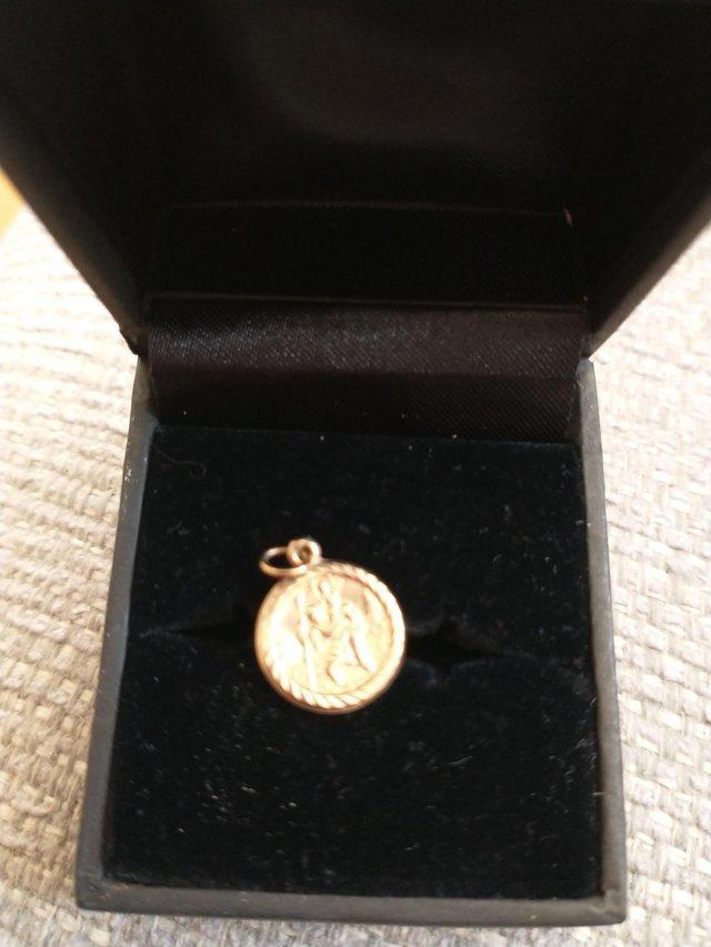 Preview of the first image of Gold St Christopher..Almost new.