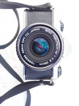 Image 1 of ME-Super 35mm SLR Film Camera SMC Pentax-M 28mm