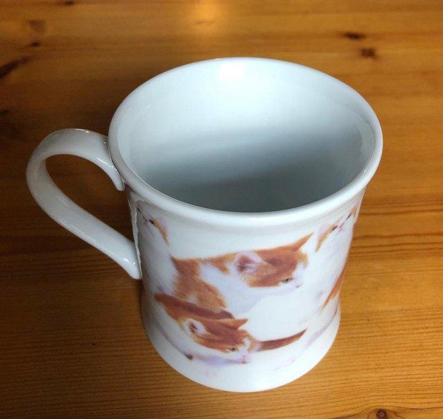 Preview of the first image of NEW FINE CHINA CAT MUG FROM 'THE LEONARDO COLLECTION'.
